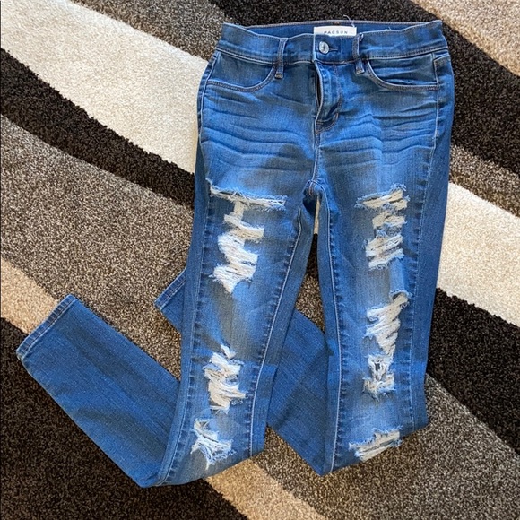 5/$20   PACSUN distressed jeggings - Picture 4 of 6
